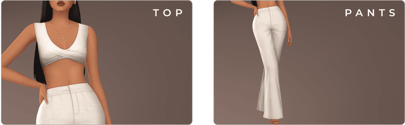 Галерея мода Комлпект Linen Co-ord #2